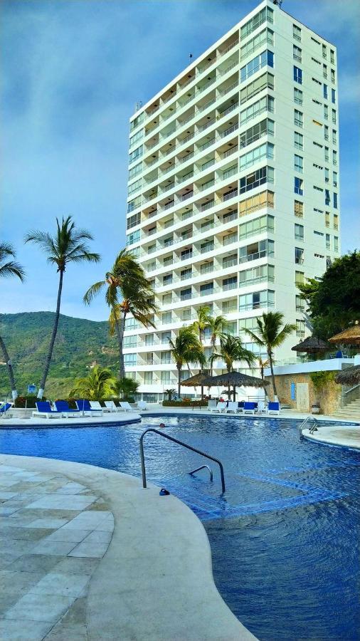 Ferienwohnung Departamento Con Preciosa Vista Al Mar En Acapulco Diamante Exterior foto