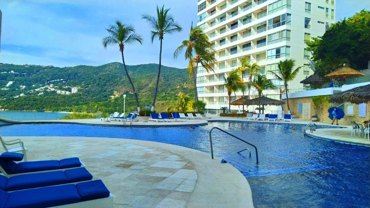 Ferienwohnung Departamento Con Preciosa Vista Al Mar En Acapulco Diamante Exterior foto